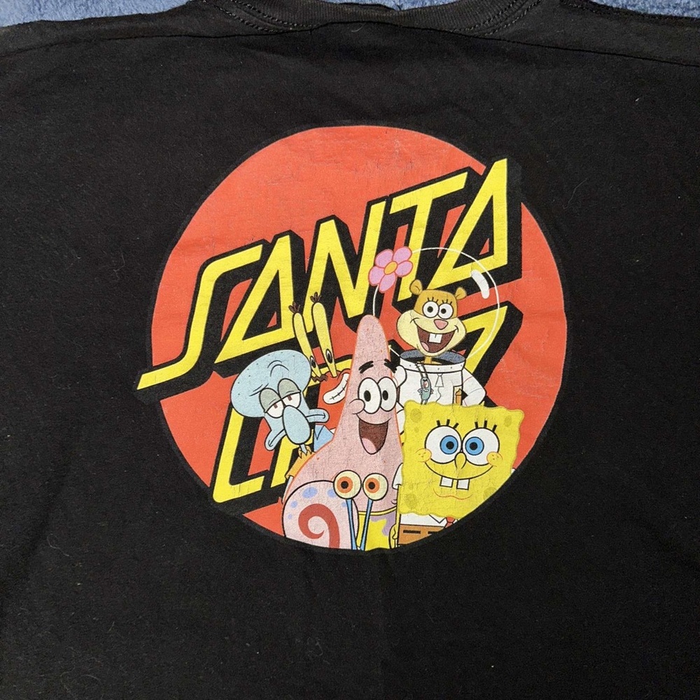 spongebob santa cruz t shirt